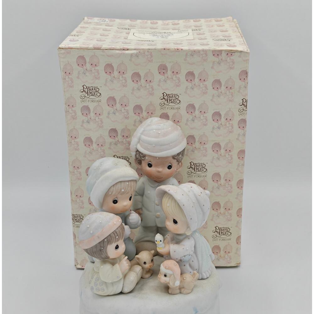 Precious Moments‎ 109746 Peace On Earth Musical Hark The Herald Angels Sing 1988